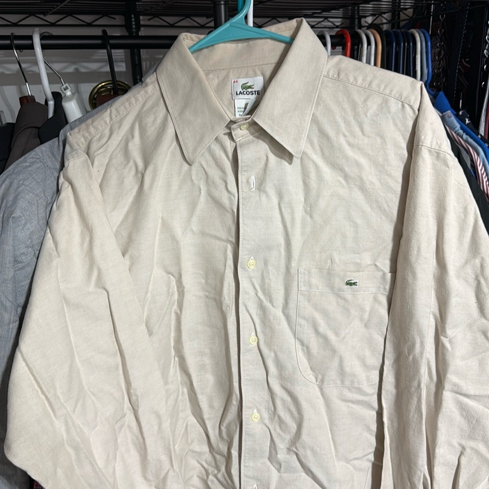 Lacoste Long Sleeve Button up dress shirt